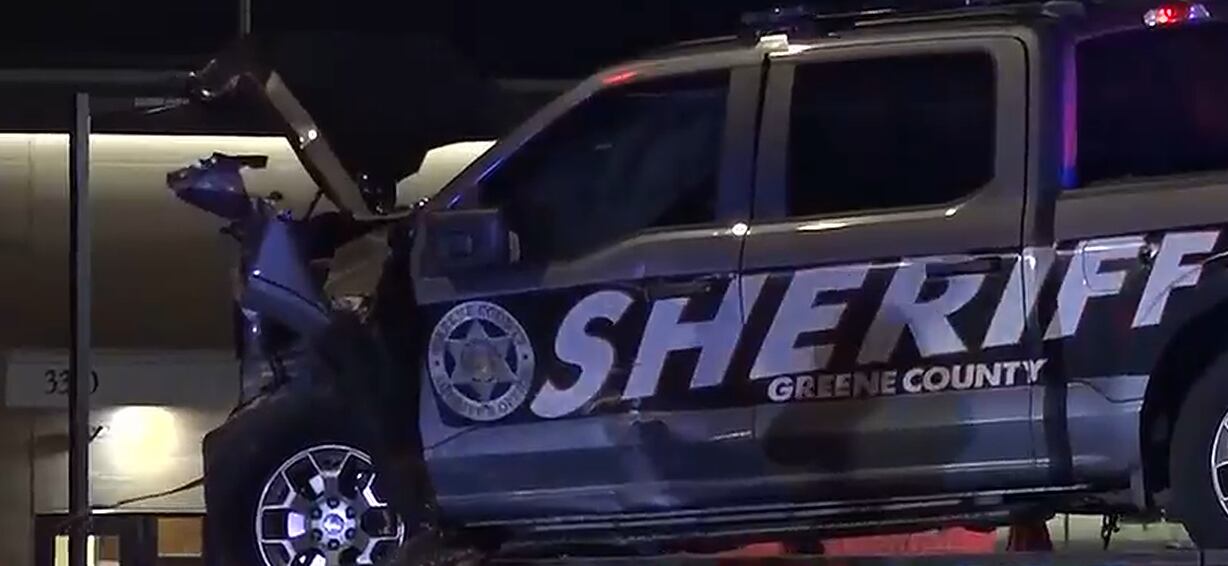 Greene County Sheriff’s Office Pickup Involved in Springfield Crash