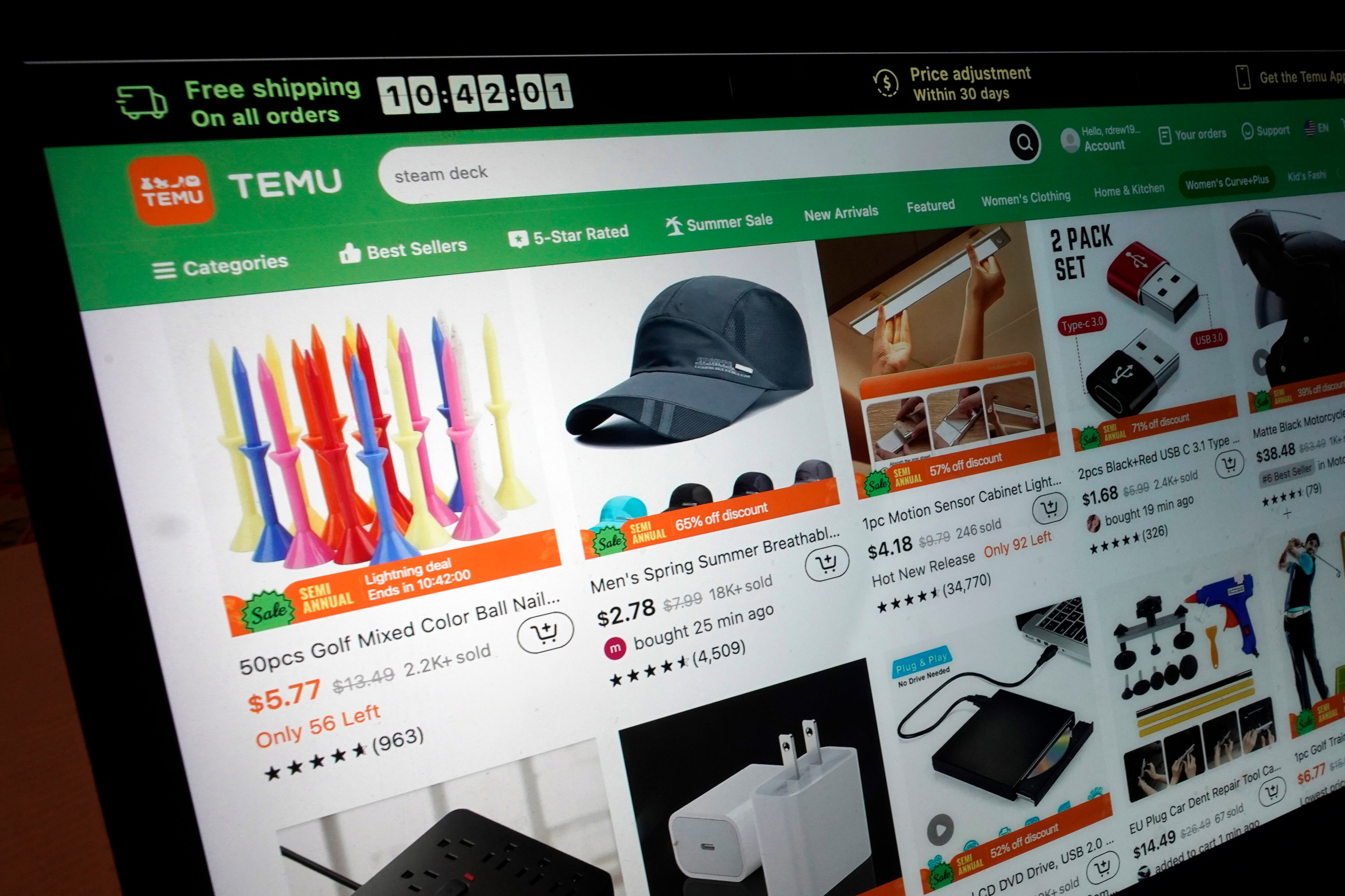 Missouri sues Temu over data collection and fake merchandise