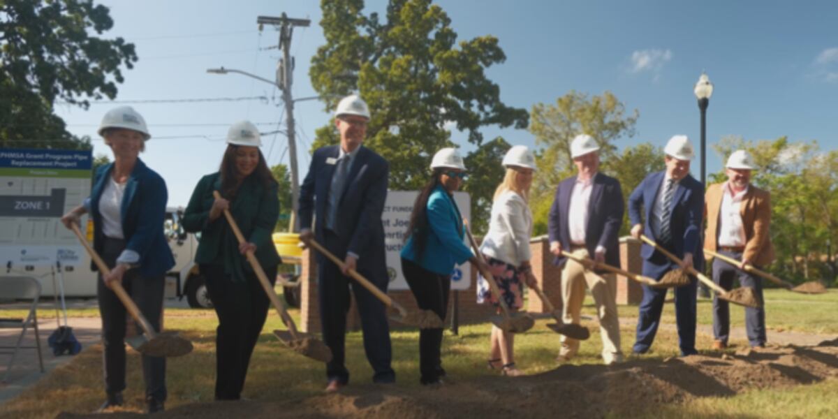 Springfield Utilities Sign Springfield City Utilities breaks ground on new gas main renewal project