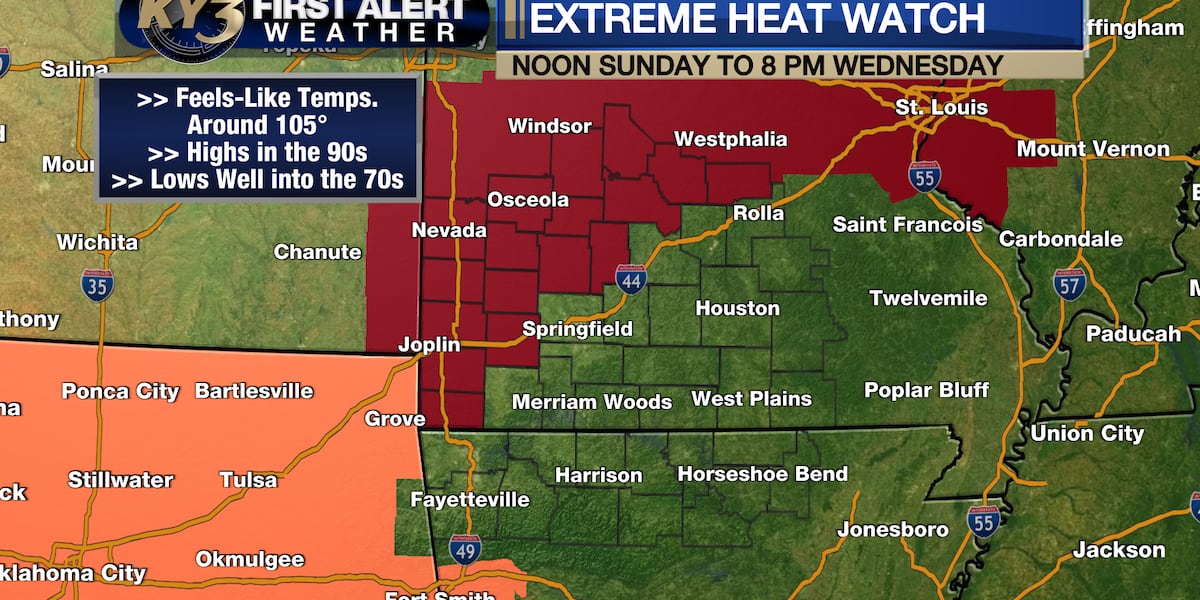 FIRST ALERT WEATHER: Quiet Sunday but staying hot & humid