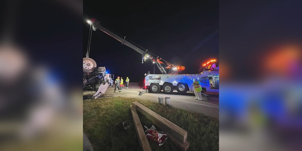 Coverage image for: Mansfield truck driver killed in crash north of Buffalo, Mo.
