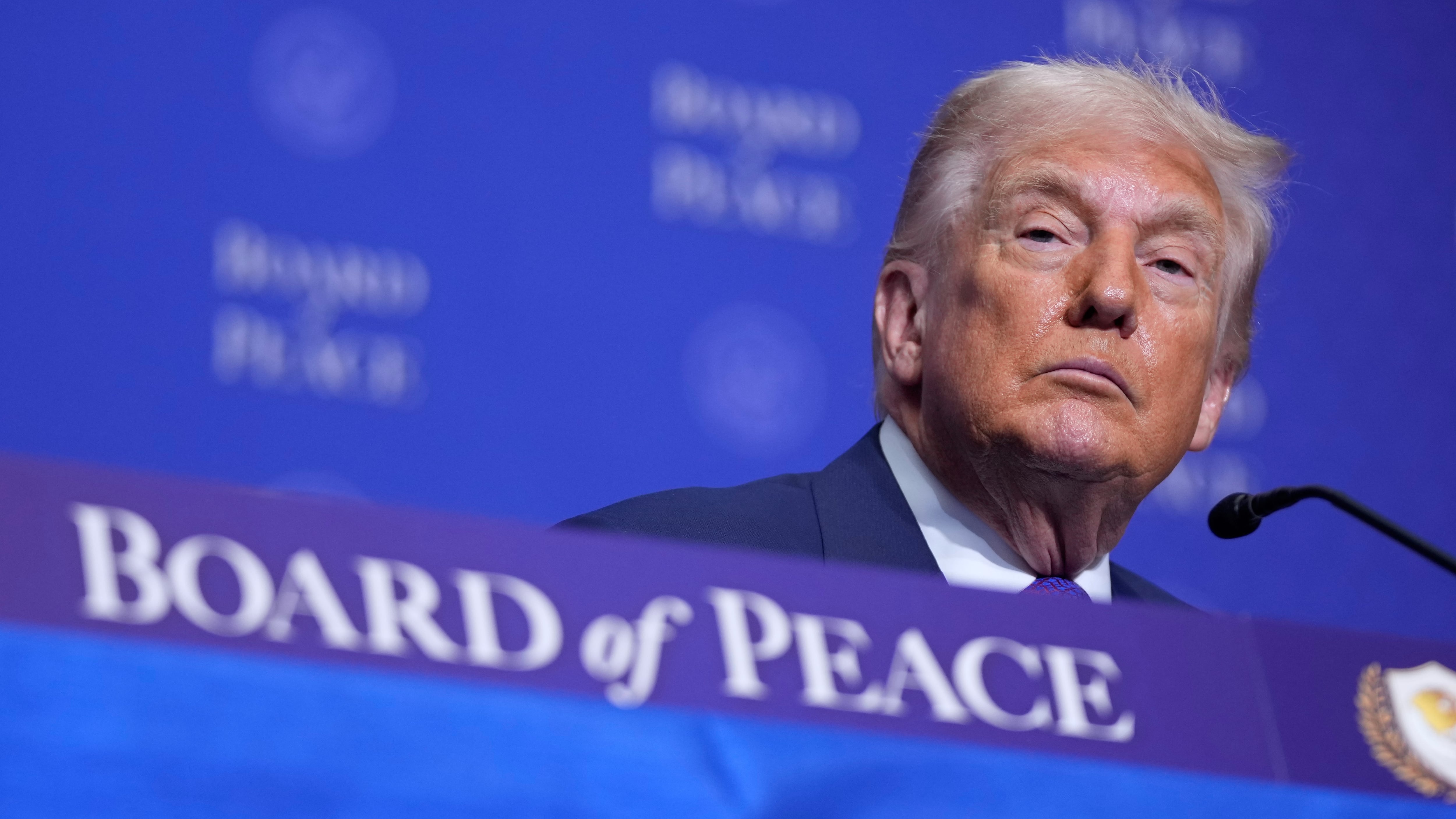 Trump announces $10 billion U . S . contribution to Board of Peace