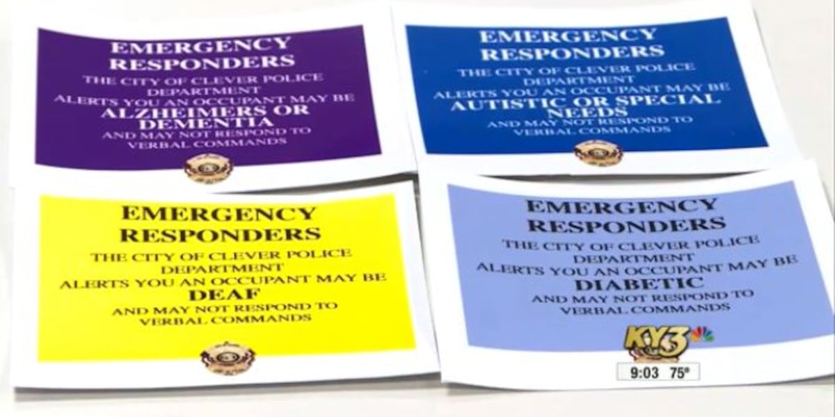 Ppl Alert Sticker Window Alert Sticker program begins in Clever, Mo.