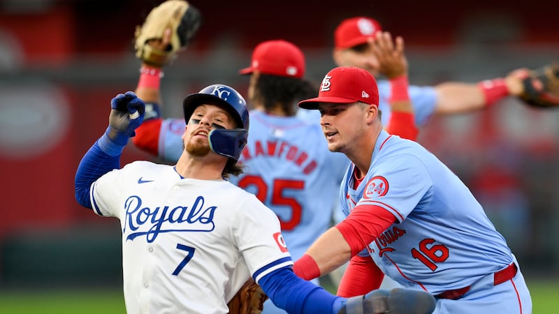 Bobby Witt drives in 3 runs to lead the Royals to an victory over rival Cardinals
