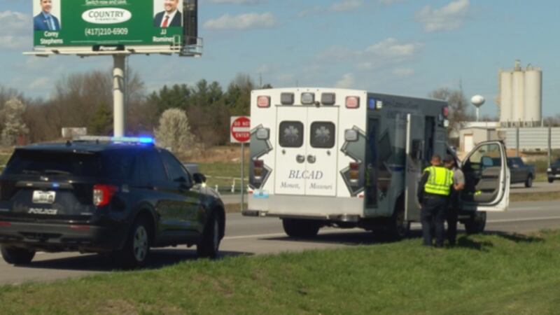 The crash happened Wednesday afternoon around rush hour near State Highway MM.