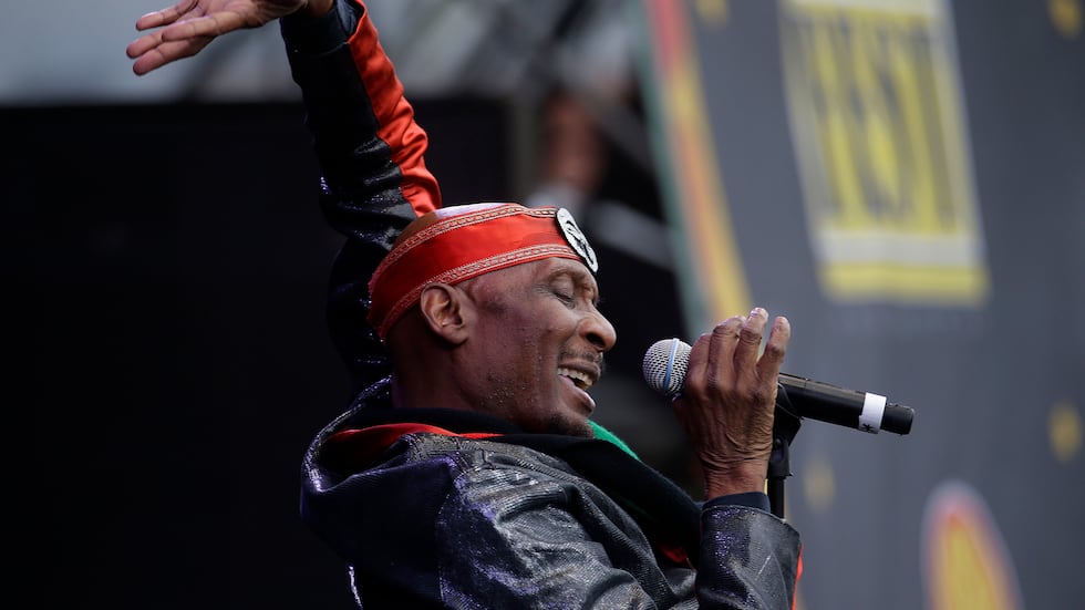 FILE - Jimmy Cliff performs at the New Orleans Jazz and Heritage Festival in New Orleans,...