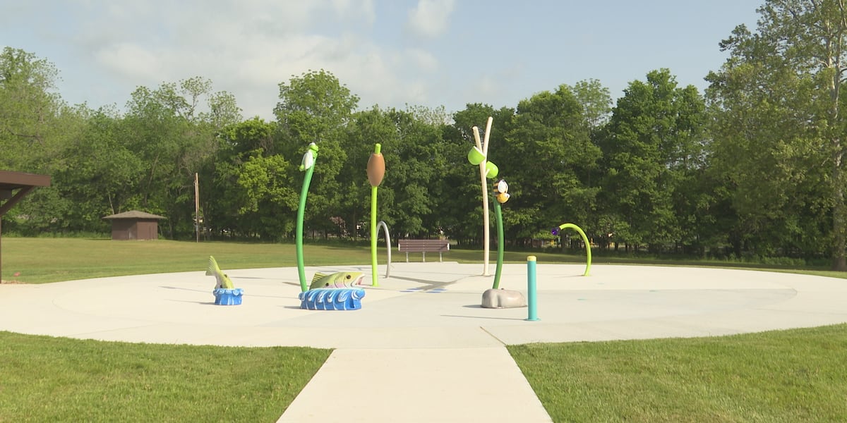 Bennett Spring Pool Bennett Spring State Park holds ribbon cutting for new splash pad