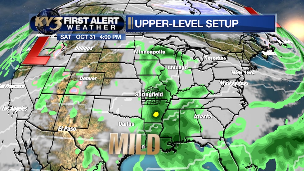 Stronger impulse ramps up rain chances for Halloween