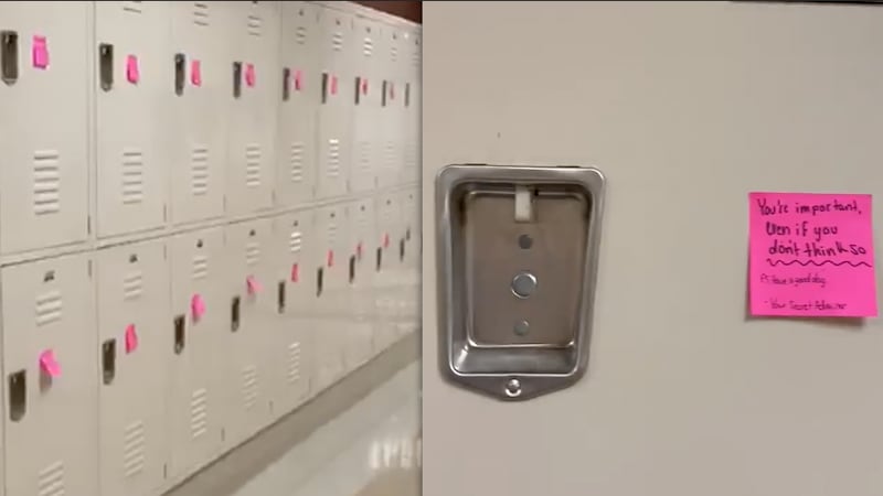 Clever, Mo. student leaves positive, handwritten notes on every locker