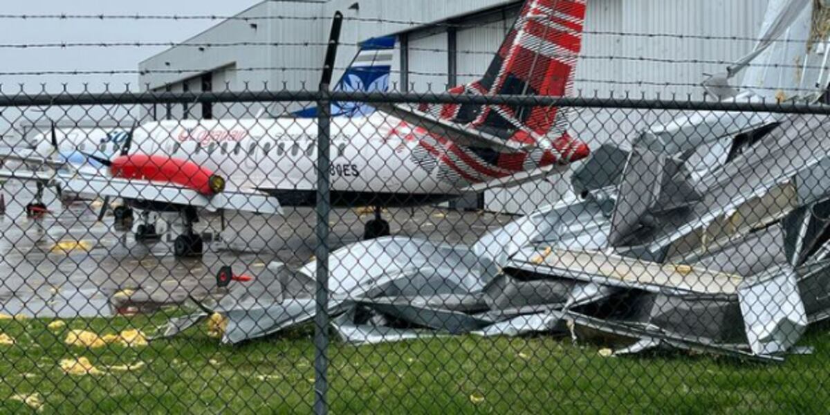 Springfield Storm Storm damages private maintenance facility for private planes at ...