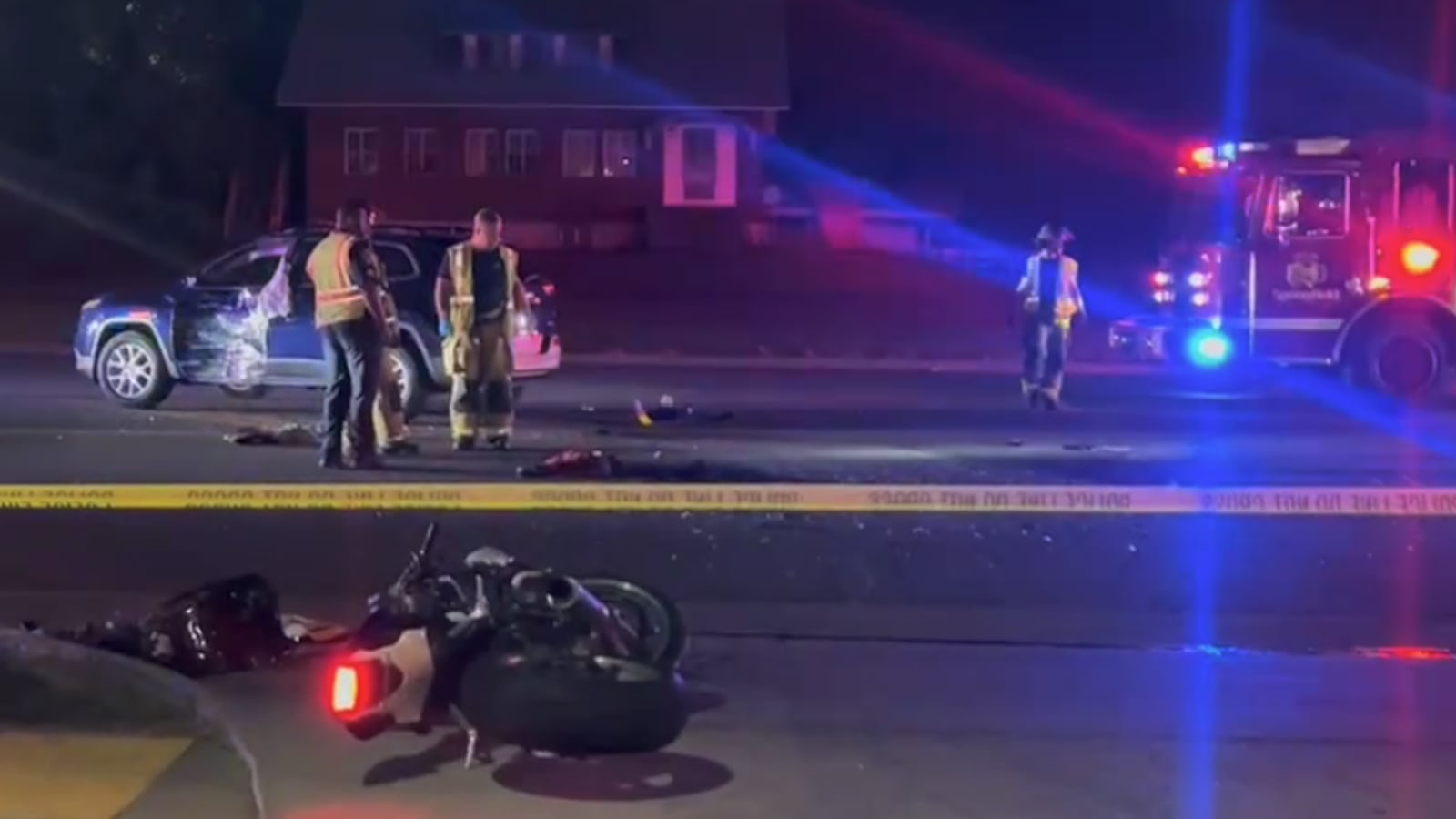Motorcycle Intersection Man hospitalized after crash involving motorcycle in west Springfield
