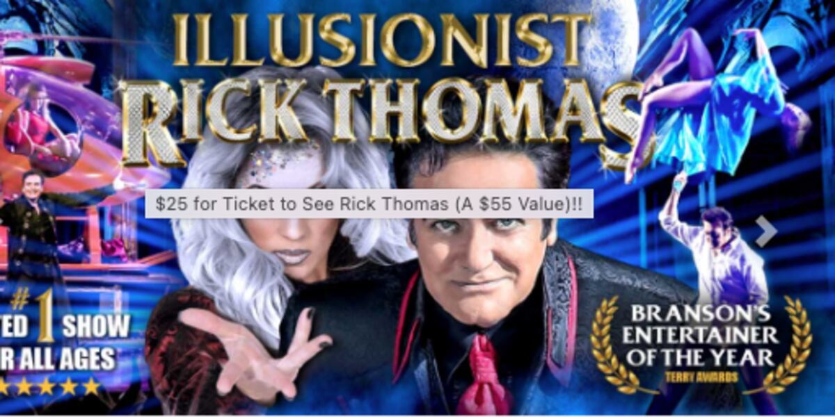 Sponsored: Illusionist Rick Thomas' Mansion of Dreams $25 for Ticket to ...