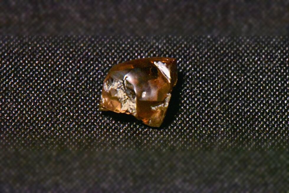 James Ward with the Ward Diamond