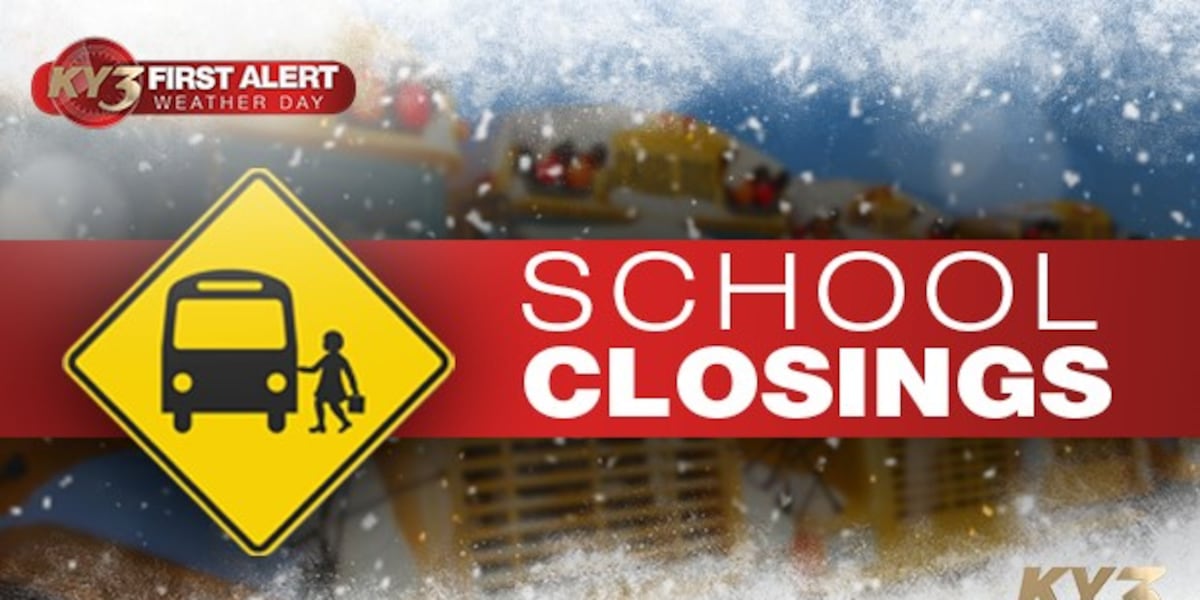 School Closings List: See latest schools canceled in the Ozarks