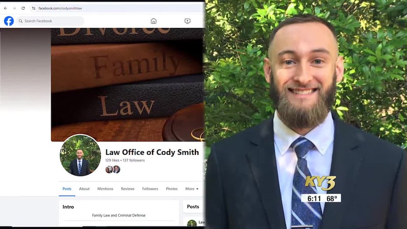 Cody Smith is accused of taking client's money and never filing uncontested divorces.