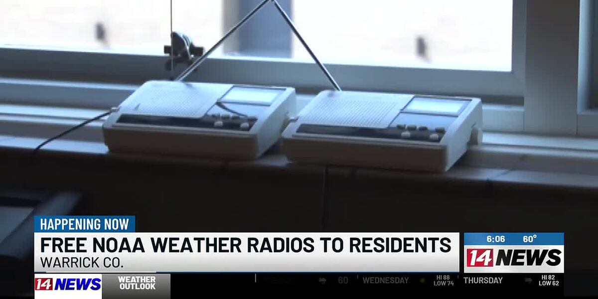Stay Ahead of Severe Weather with Free Radios from Warrick Co.