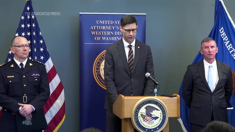 Federal authorities say a 30-year-old from Washington state conspired with an 18-year-old to...
