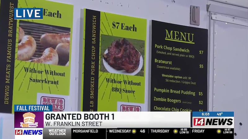 Leslie Chapman live at 6 a.m. at the Granted booth on Wednesday