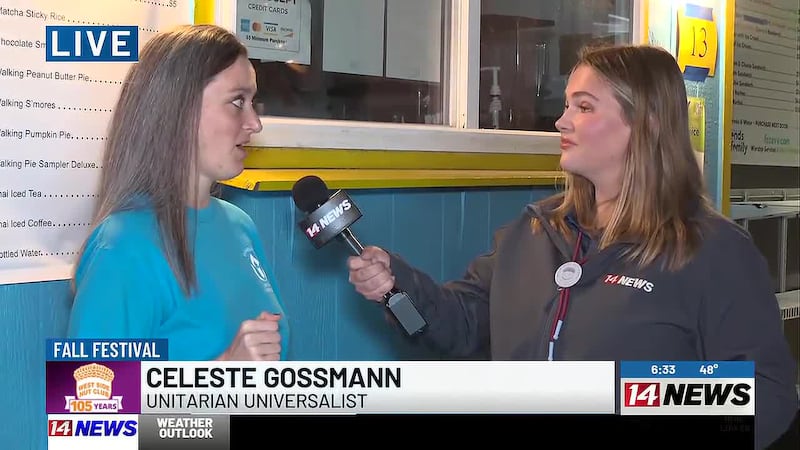 Leslie Chapman live at 6:30 with Celeste Gossman on Wednesday