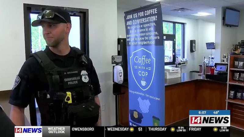 Coffee with a Cop returns to Evansville Wednesday