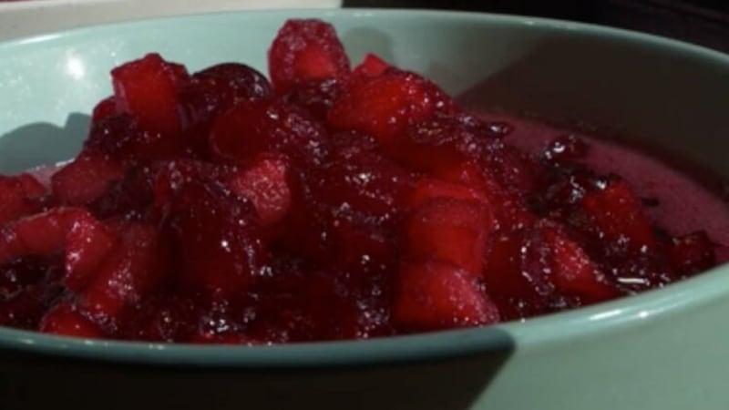 Chef Craig von Foerster of Harvest Restaurant in Rogersville shared his cranberry apple...