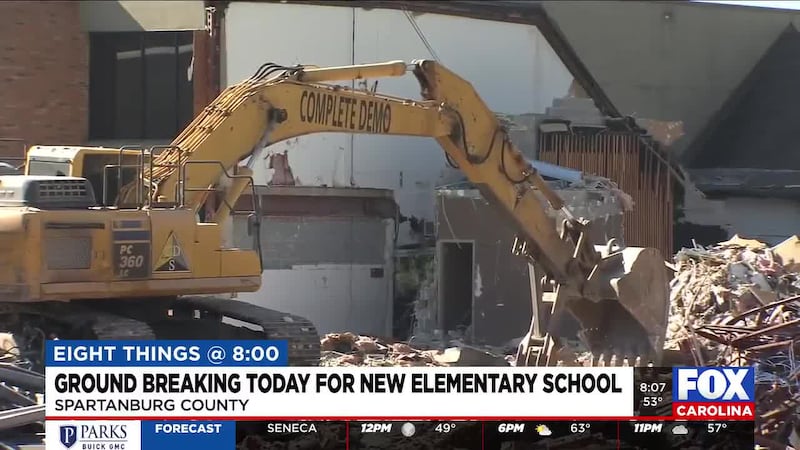 Officials to break ground on new elementary school in Spartanburg County